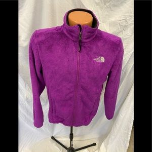 Women’s THE NORTH FACE furry jacket. Purple Med